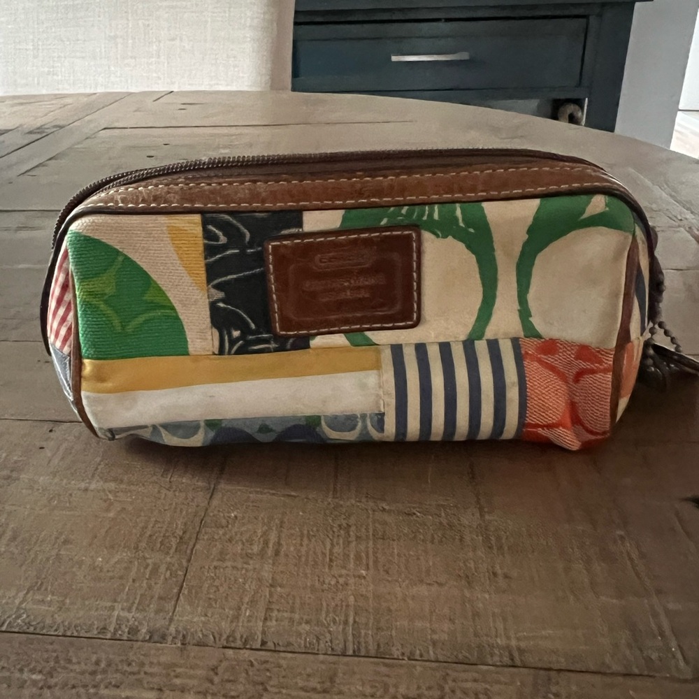 Coach Patchwork Makeup Case